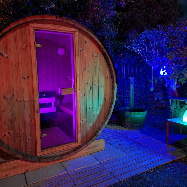 Eclairage Led coloré du sauna